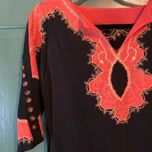 VINTAGE 1920s silk caftan